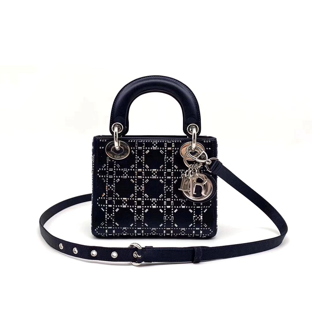 Authentic Pre Loved Christian Dior Mini Lady Dior Silk Satin Luxury Bags Wallets Handbags On Carousell