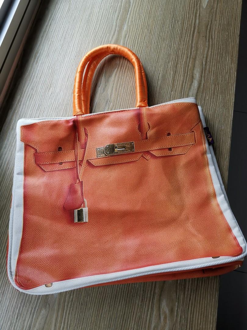 Banane Taipei orange birkin, Luxury, Bags & Wallets, Others on Carousell