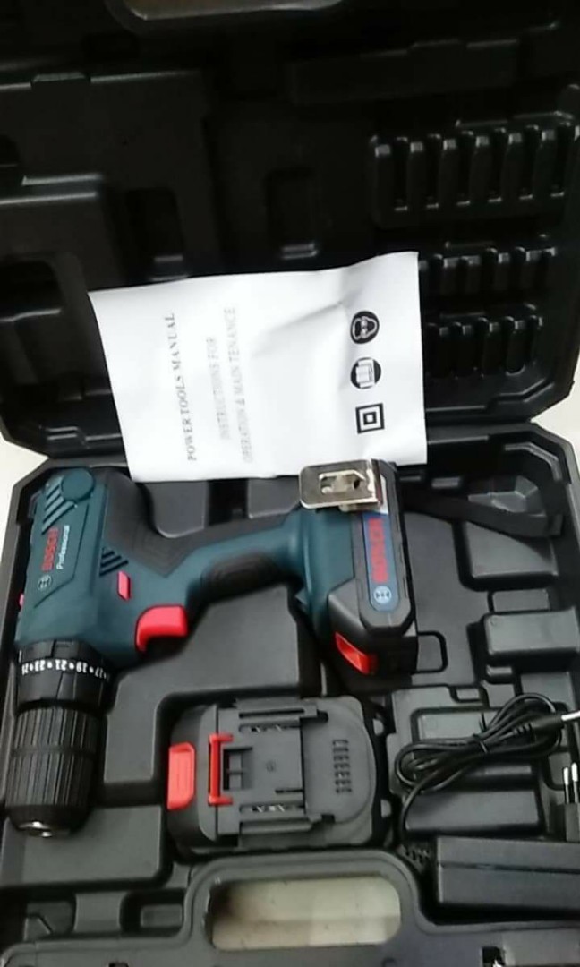 BOSCH GERMANY CORDLESS DRILL 24V, Commercial & Industrial, Construction