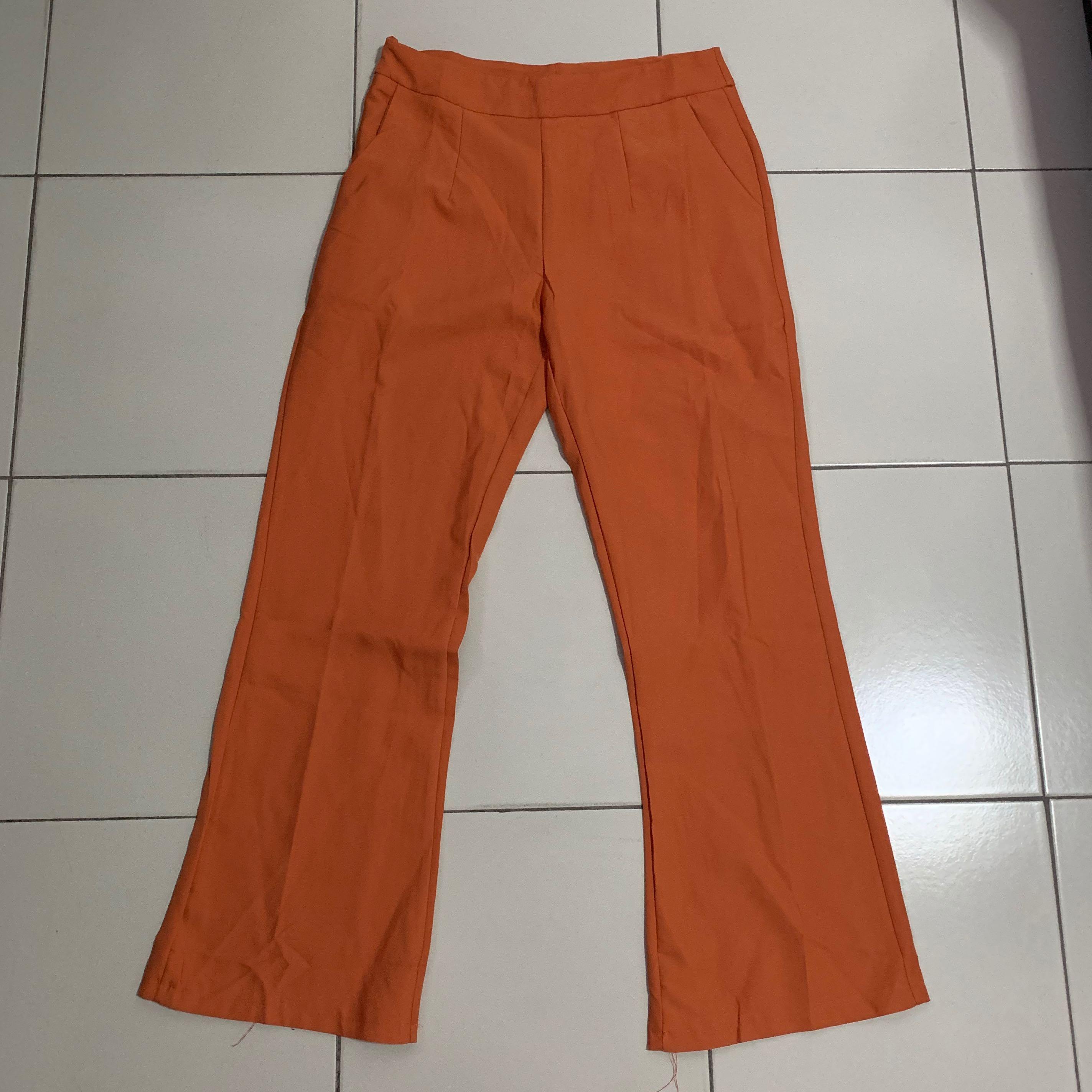 burnt orange jeans womens