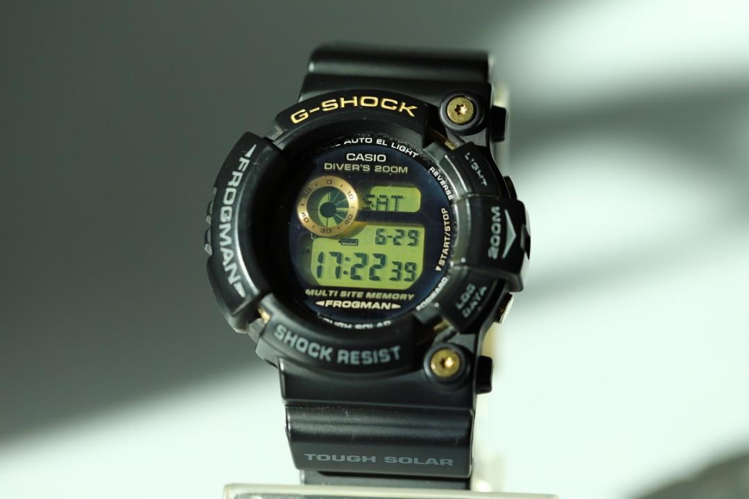 Casio G-shock Frogman GW-225A 罕有黑金蛙g shock limited edition