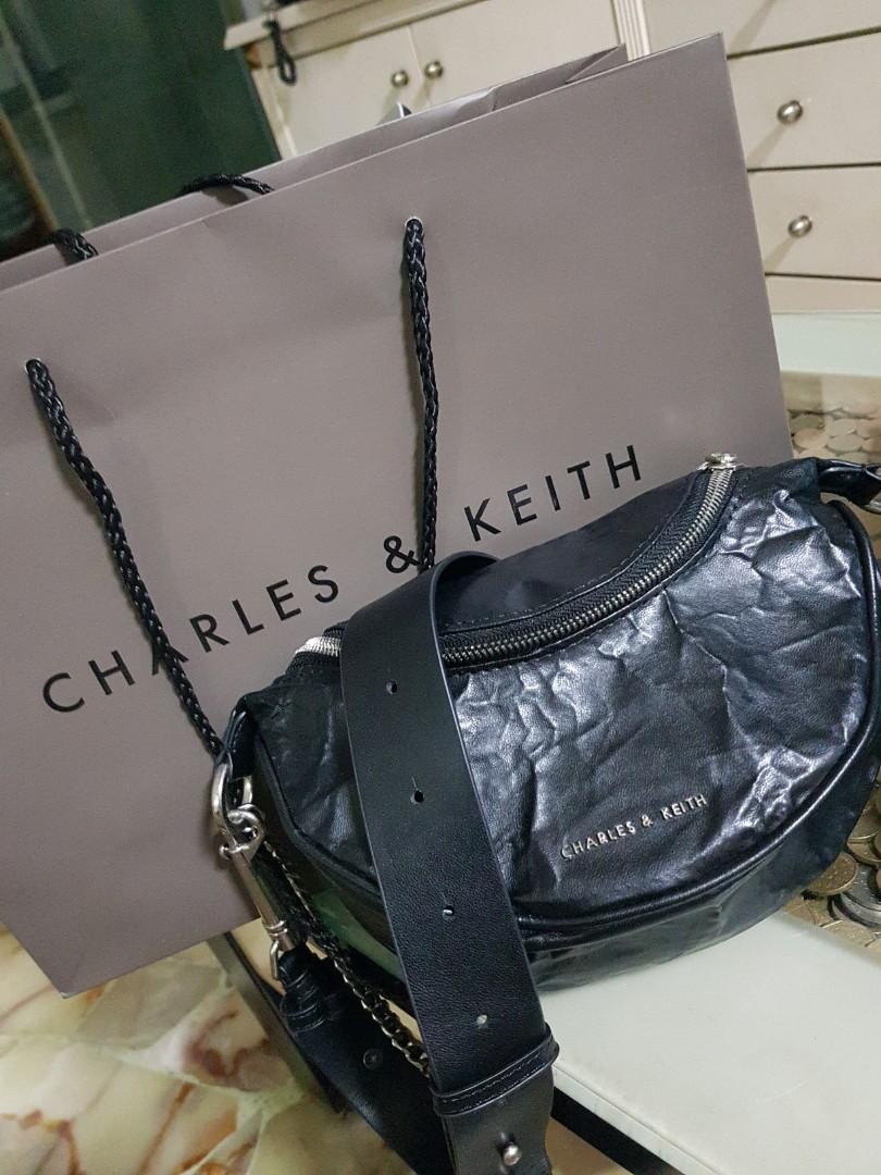 charles and keith bum bag