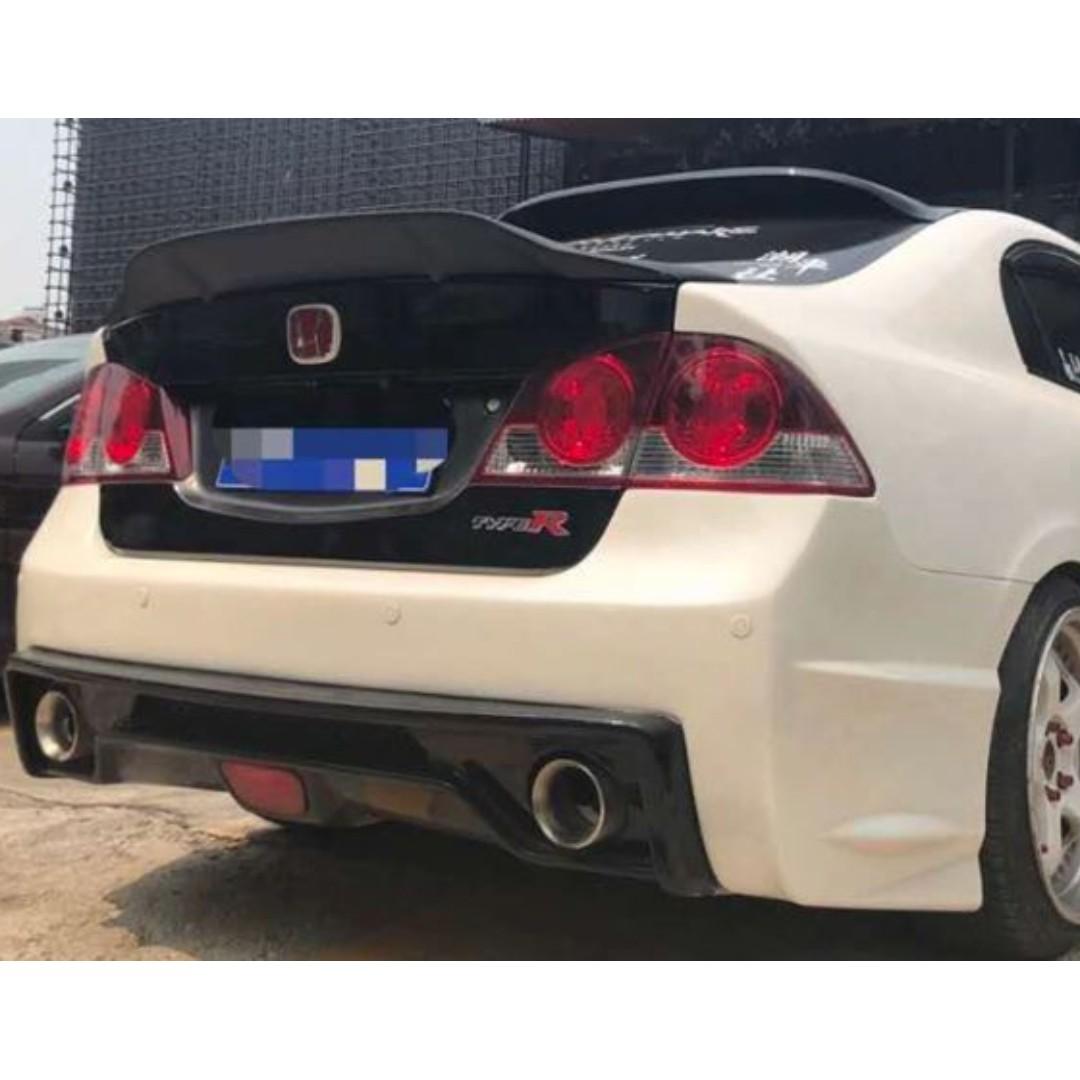 Civic Fd Duck Tail Spoiler Car Accessories Accessories On