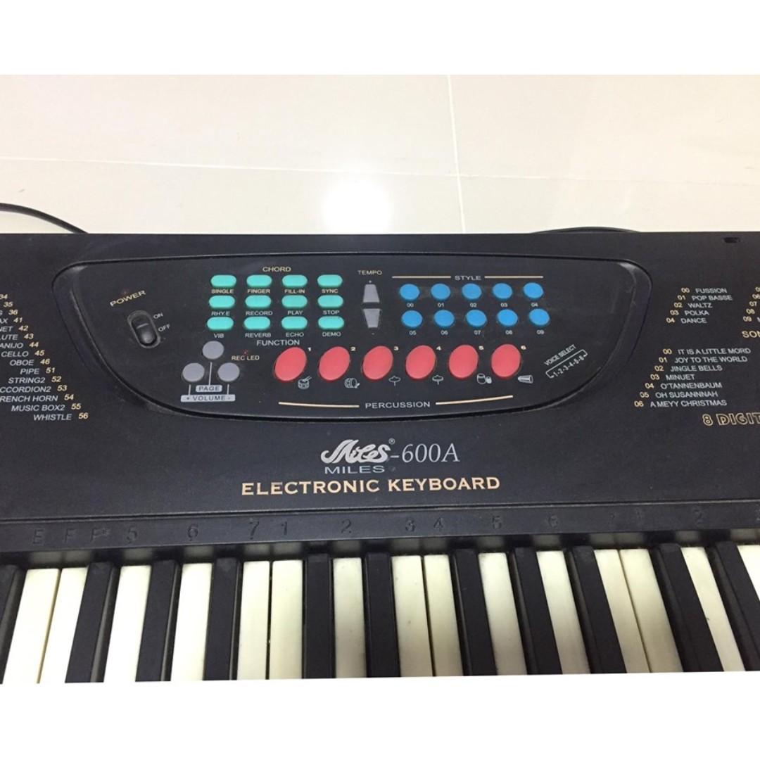 Miles 600a electronic keyboard clearance price