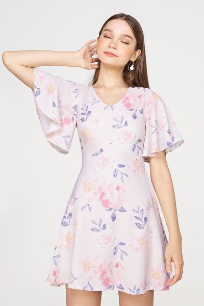 Fayth • Elia Flutter Sleeve Dress