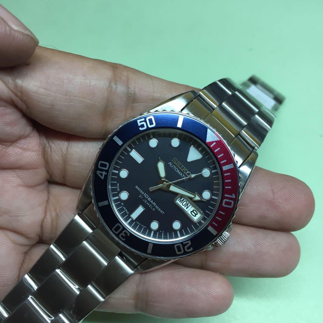 For Sale: SKX025J Pepsi Seiko Diver Automatic 10Bar 7S26-0050 “Submariner”  Medium Size, Men's Fashion, Watches & Accessories, Watches on Carousell
