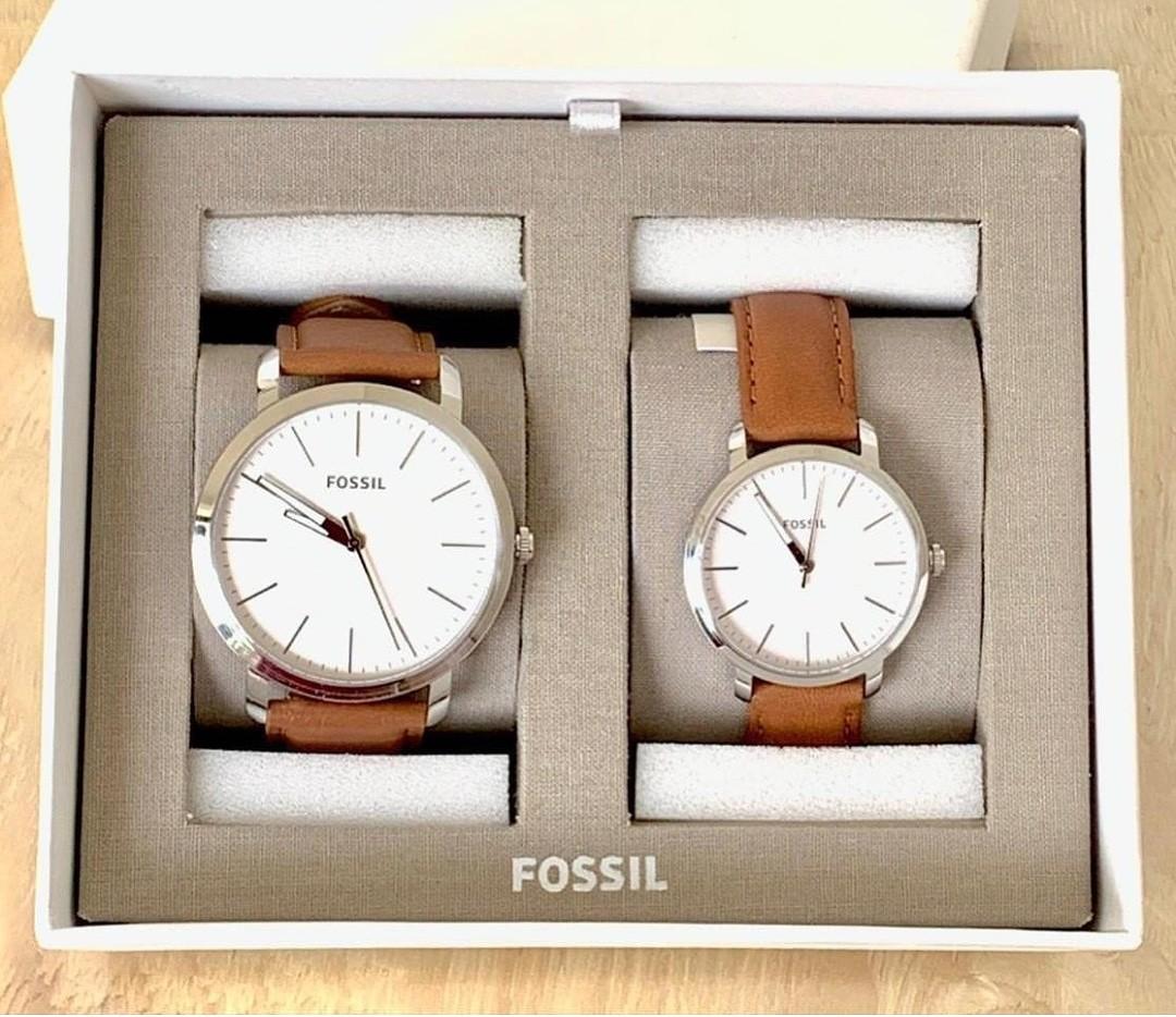 Fossil Couple Watch, Barang Mewah, Jam 