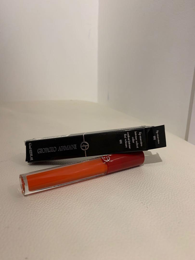 giorgio armani lip maestro 401