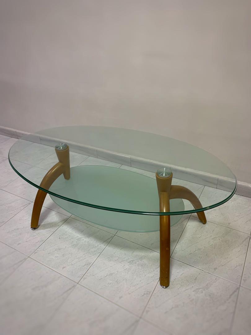 Glass Coffee Table Furniture Tables Chairs On Carousell