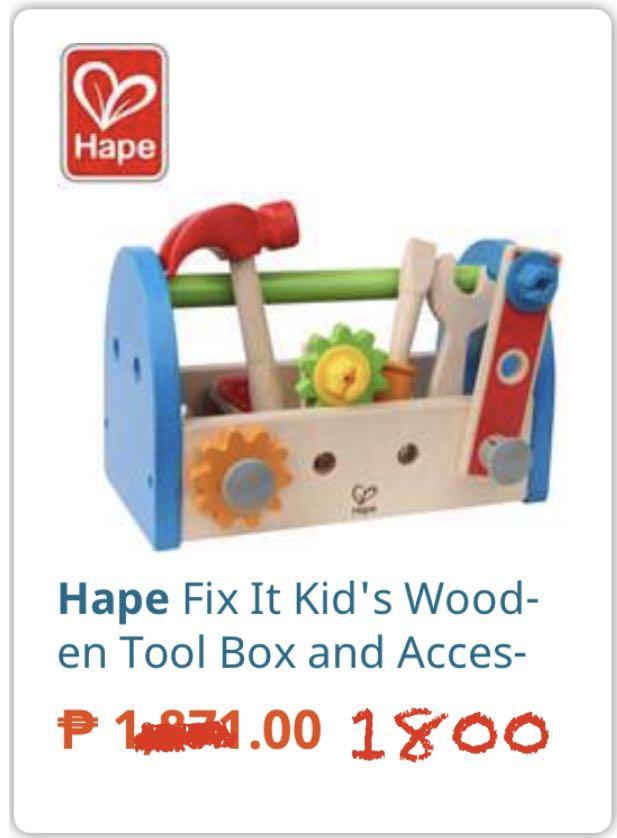 hape wooden baby walker