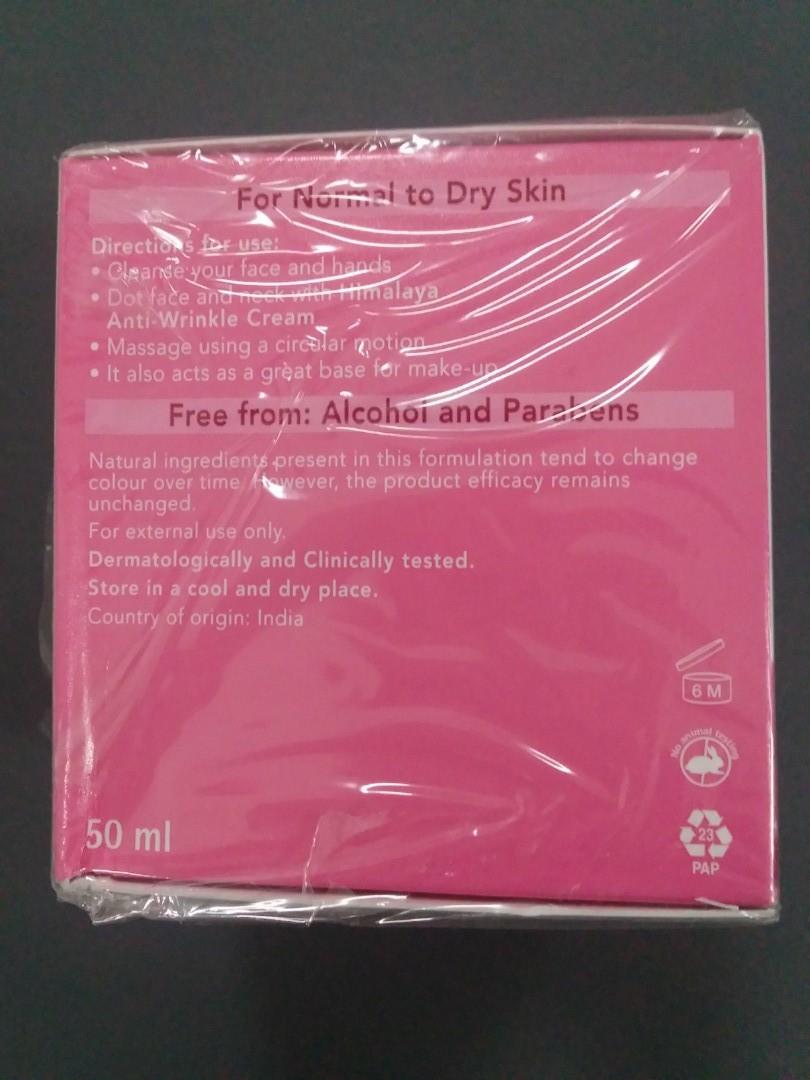 Himalaya Anti Wrinkle Cream Health Beauty Face Skin Care On Carousell