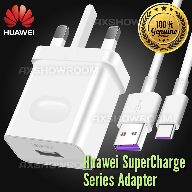 HUAWEI Original SuperCharge 3pin adapter & TypeC Data Cable, Mobile