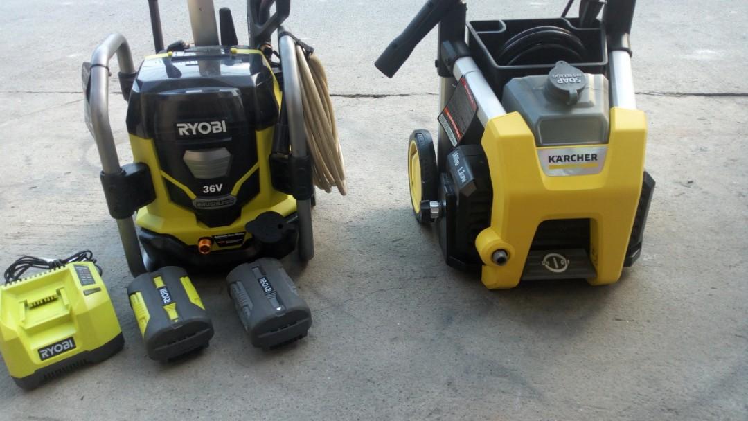 Karcher pressure washer 1800psi(110v), Furniture & Home Living