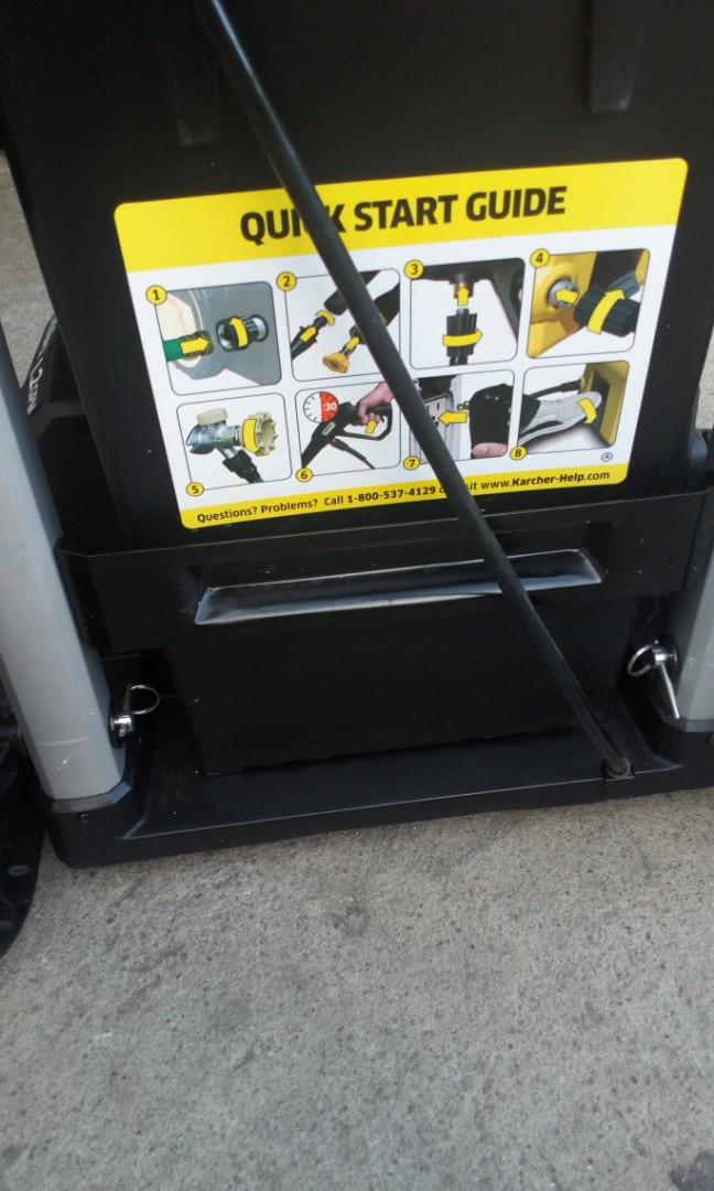Karcher pressure washer 1800psi(110v), Furniture & Home Living