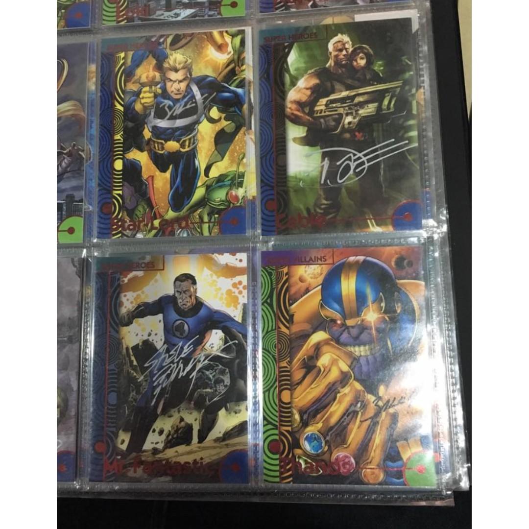Marvel autograph cards Thanos Cable Magneto etc (Category: Raw Singles) located in San Juan City. Submitted by jim.jim7 (Listing ID 258134821, Image 1). Description: Pick up is at greenhills, robisnons magnolia or gateway. Can be sold per peice. If you have other questions, feel free to message me here on caroussel. Thank you.