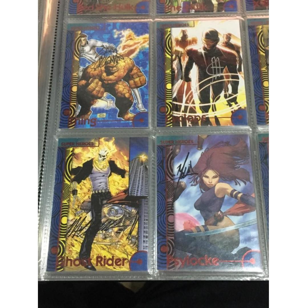 Marvel autograph cards Thanos Cable Magneto etc (Category: Raw Singles) located in San Juan City. Submitted by jim.jim7 (Listing ID 258134821, Image 3). Description: Pick up is at greenhills, robisnons magnolia or gateway. Can be sold per peice. If you have other questions, feel free to message me here on caroussel. Thank you.