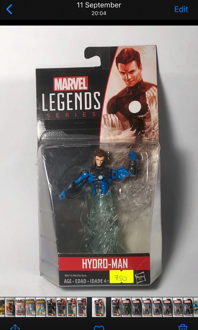 Hasbro Hydro - Man ( Hidroman ) Marvel Legends Series | Envío Gratis