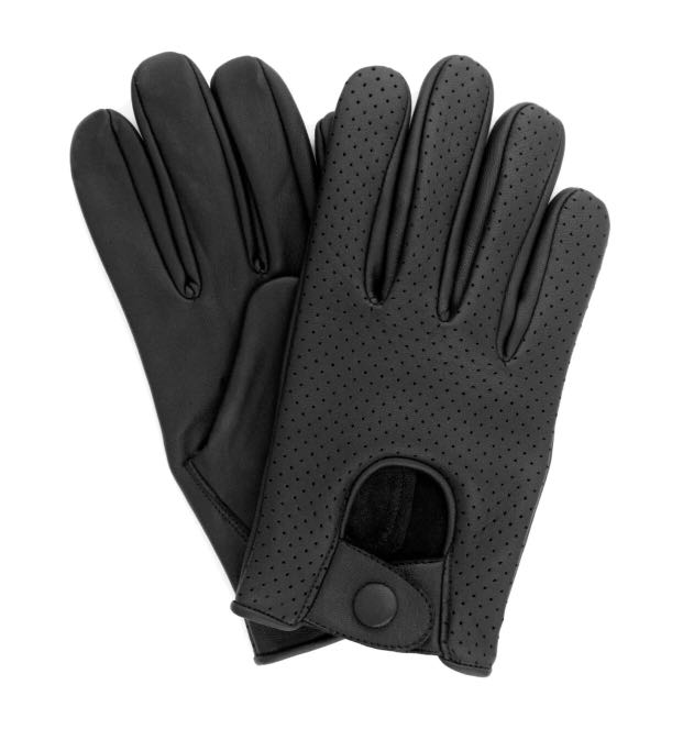 Mens black clearance leather riding gloves
