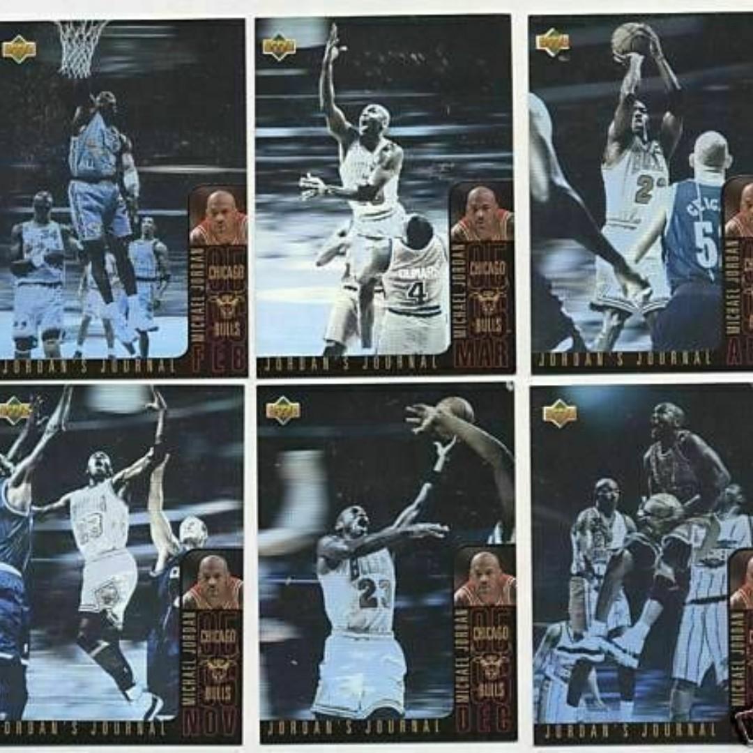Michael Jordan S Journal Hologram Nba Basketball Card Set Toys
