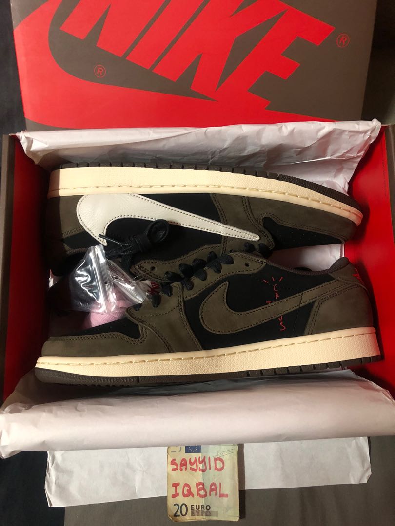 Nike Air Jordan 1 Low Travis Scott Men s Fashion Footwear