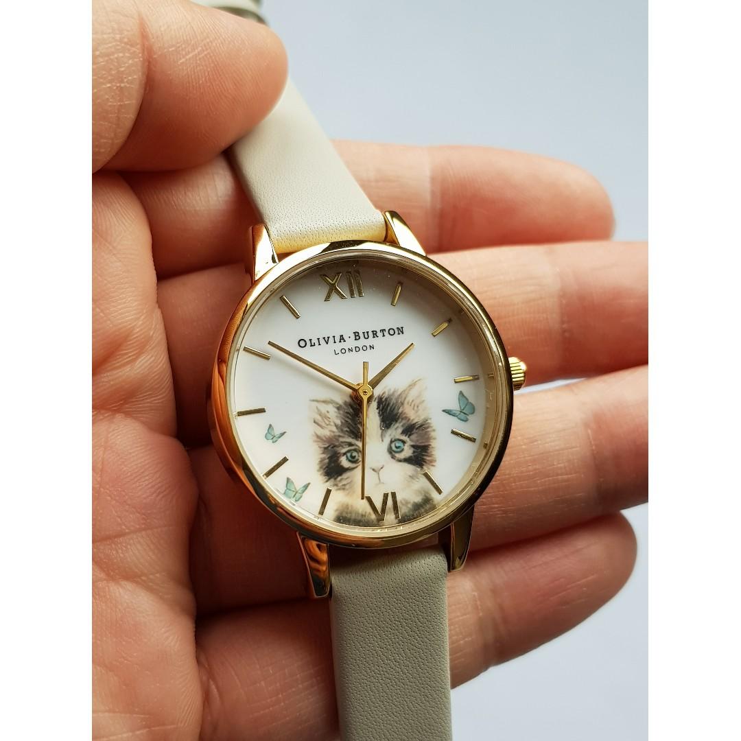 Olivia Burton Cat Midi Vegan Nude Gold 30 Mm Ob16wl75 Women S Fashion Watches On Carousell