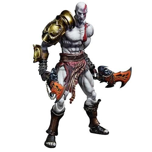 Play Arts Kai Kratos God Of War 1 8 Action Figure Original Authentic Square Enix Toys Games Bricks Figurines On Carousell