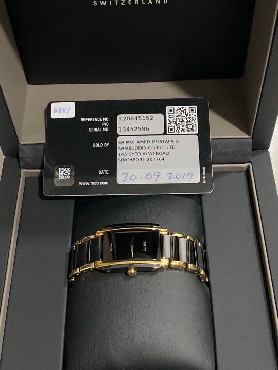 Rado serial number discount