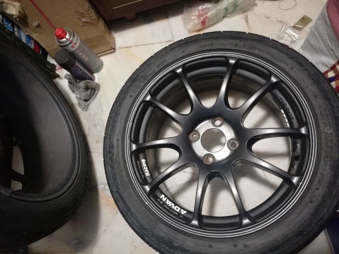 Rim 16x7 advan racing, Auto Accessories on Carousell