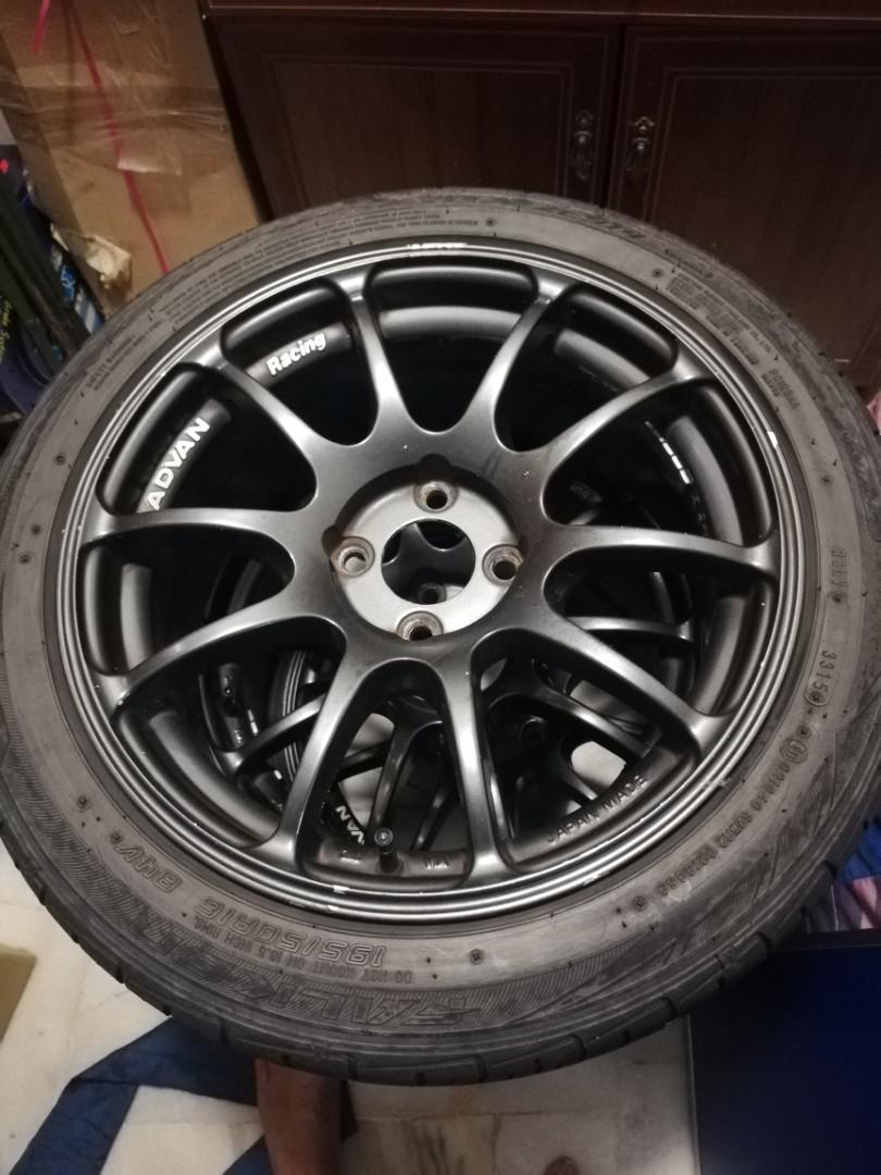 Rim 16x7 advan racing, Auto Accessories on Carousell