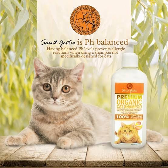 Saint Gertie Premium Organic Cat Shampoo 1050 ml Pet Supplies