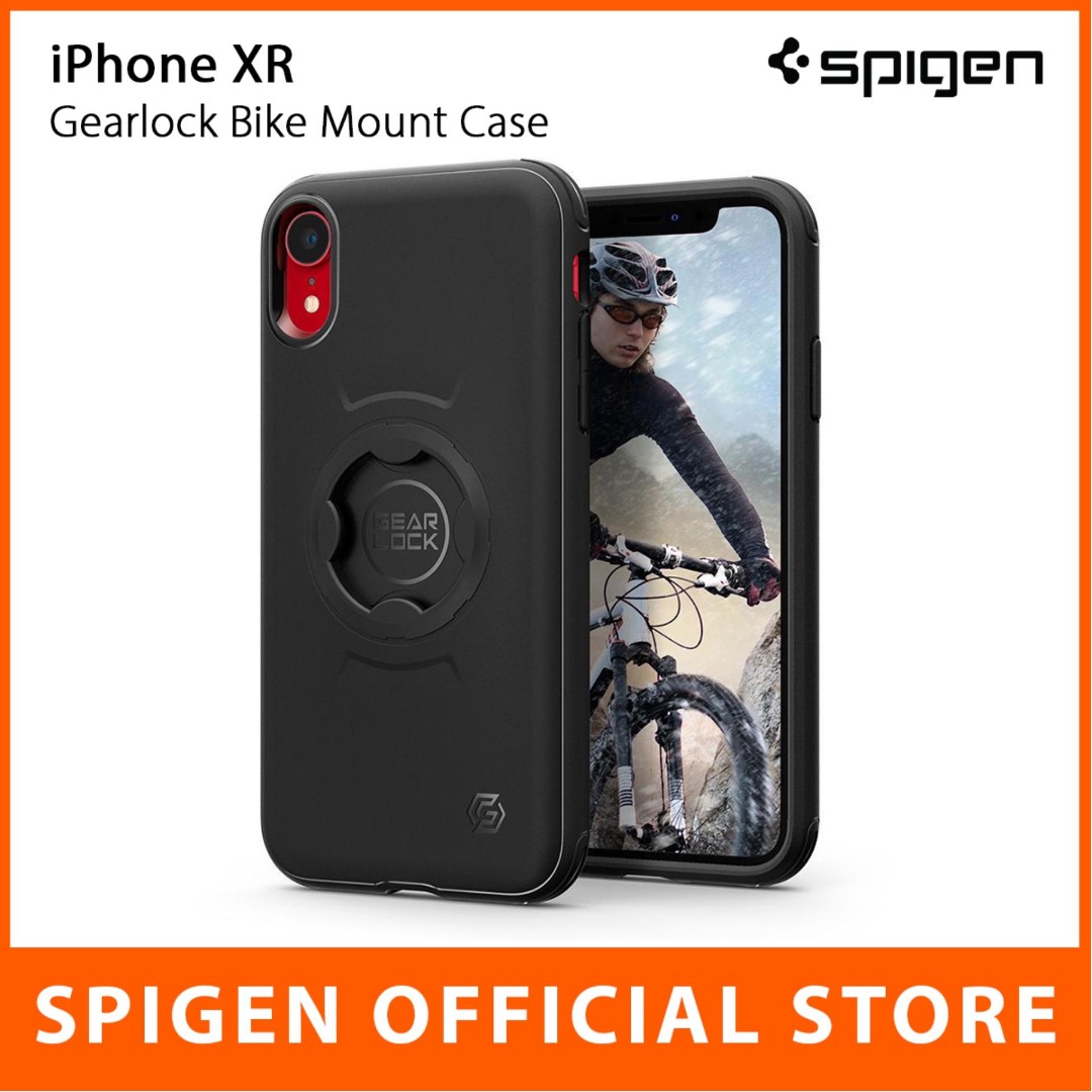 Spigen Gearlock iPhone XR Bike Mount Case, Mobile Phones & Gadgets