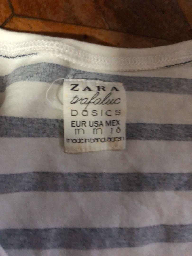 Stripes Zara Blouse (Category: Blouses) located in Muntinlupa City. Submitted by labellaizzy (Listing ID 258142437, Image 3). Description: Good condition Stretchy .
