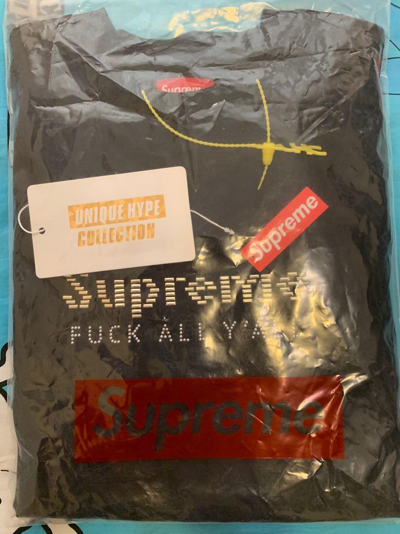 supreme gold bar tee