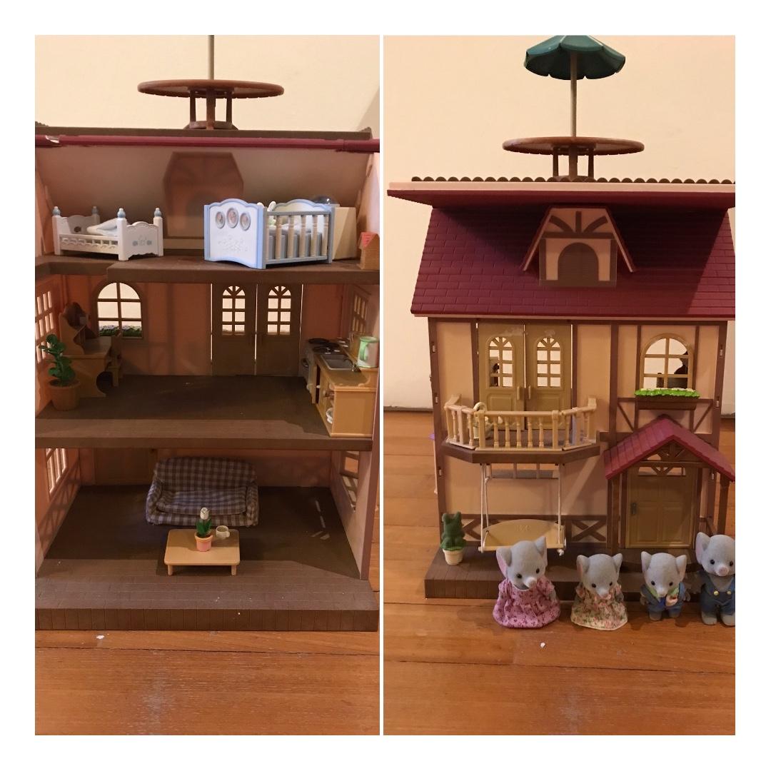 3 story house sylvanian families