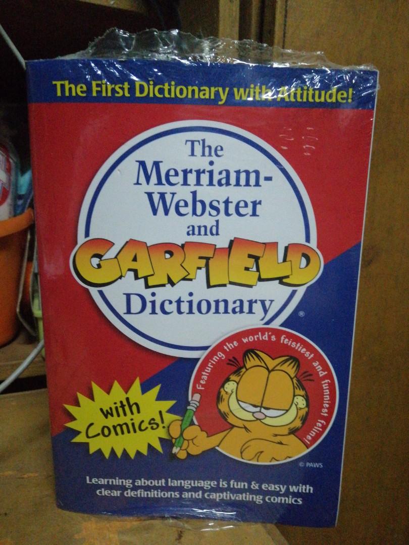 The Merriam Webster And Garfield Dictionary Books Books On Carousell