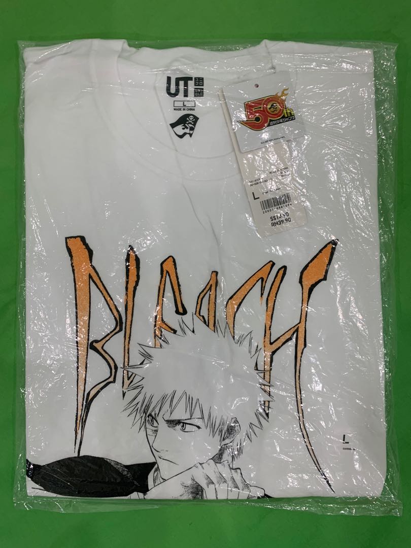 Uniqlo x Bleach, Men's Fashion, Tops & Sets, Tshirts & Polo Shirts on