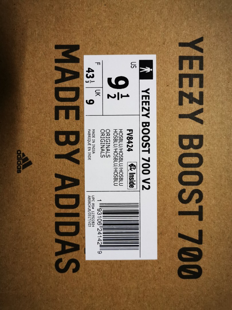 Adidas yeezy boost top 700 v2 hosblu