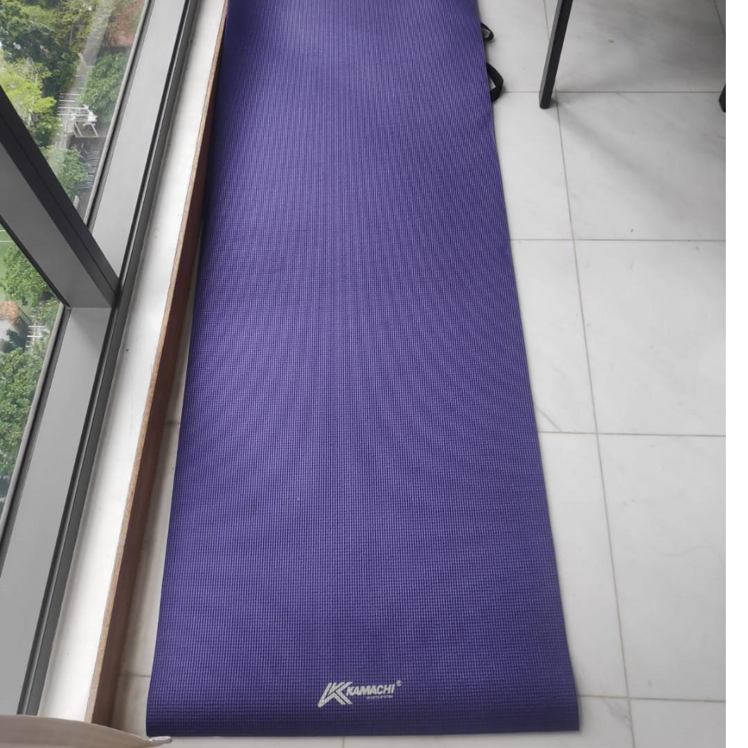 YOGA MAT KAMACHI brand Sports Equipment Exercise Fitness Exercise Mats on Carousell