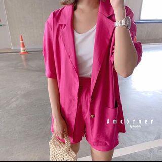 AMC 2pcs Retro Blazer Set