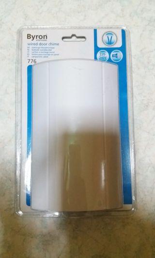 Byron 776 wired door chime – White – Inbuilt transformer
