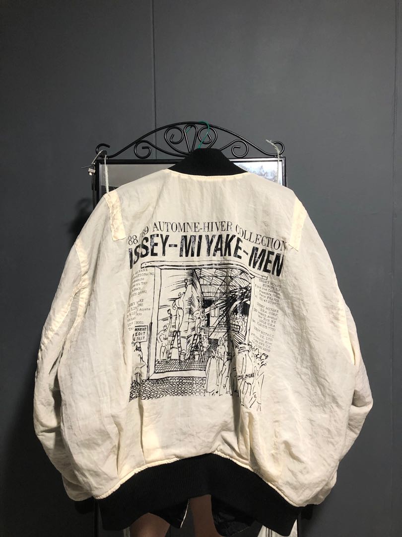Issey miyake reversible bomber