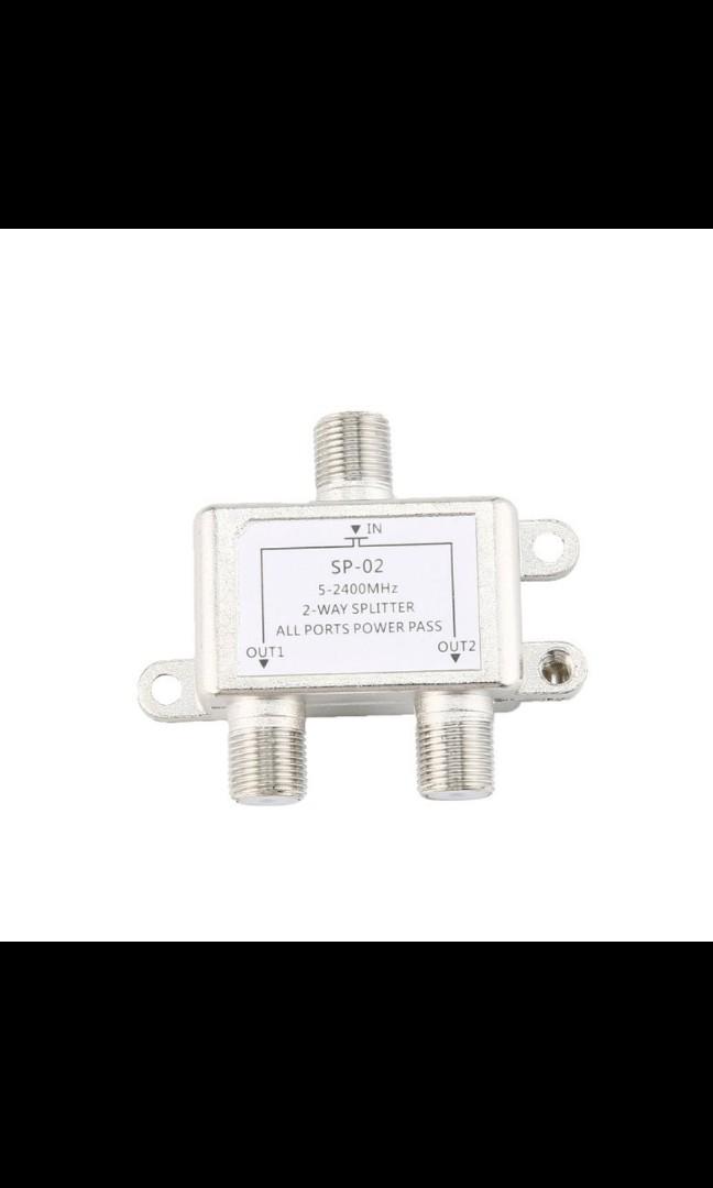 2Way HD Digital Coax Cable Splitter BiDirectional MoCA Satellite TV