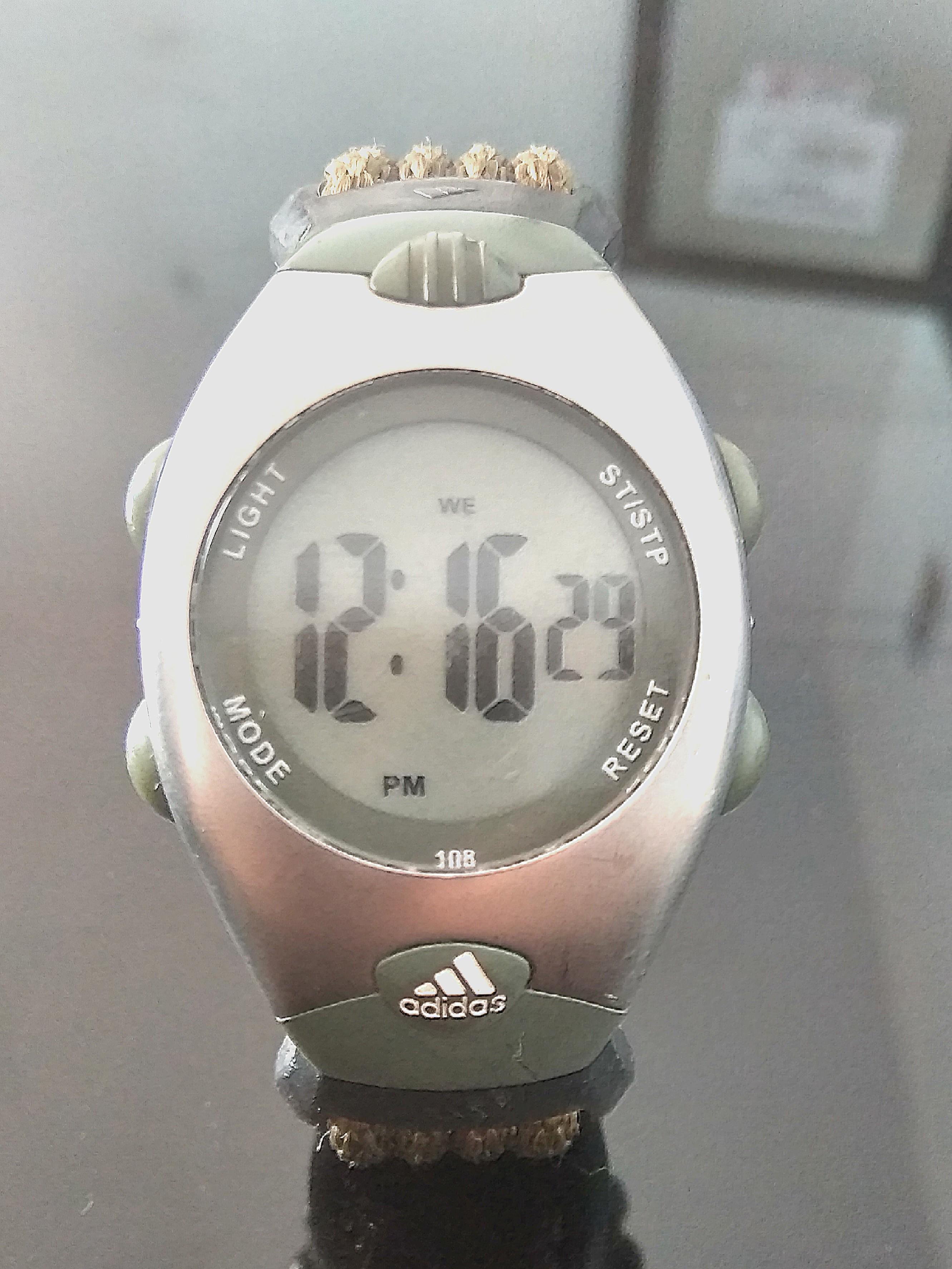 ADIDAS SPORT WATCH, Fesyen Pria, Jam Tangan di Carousell