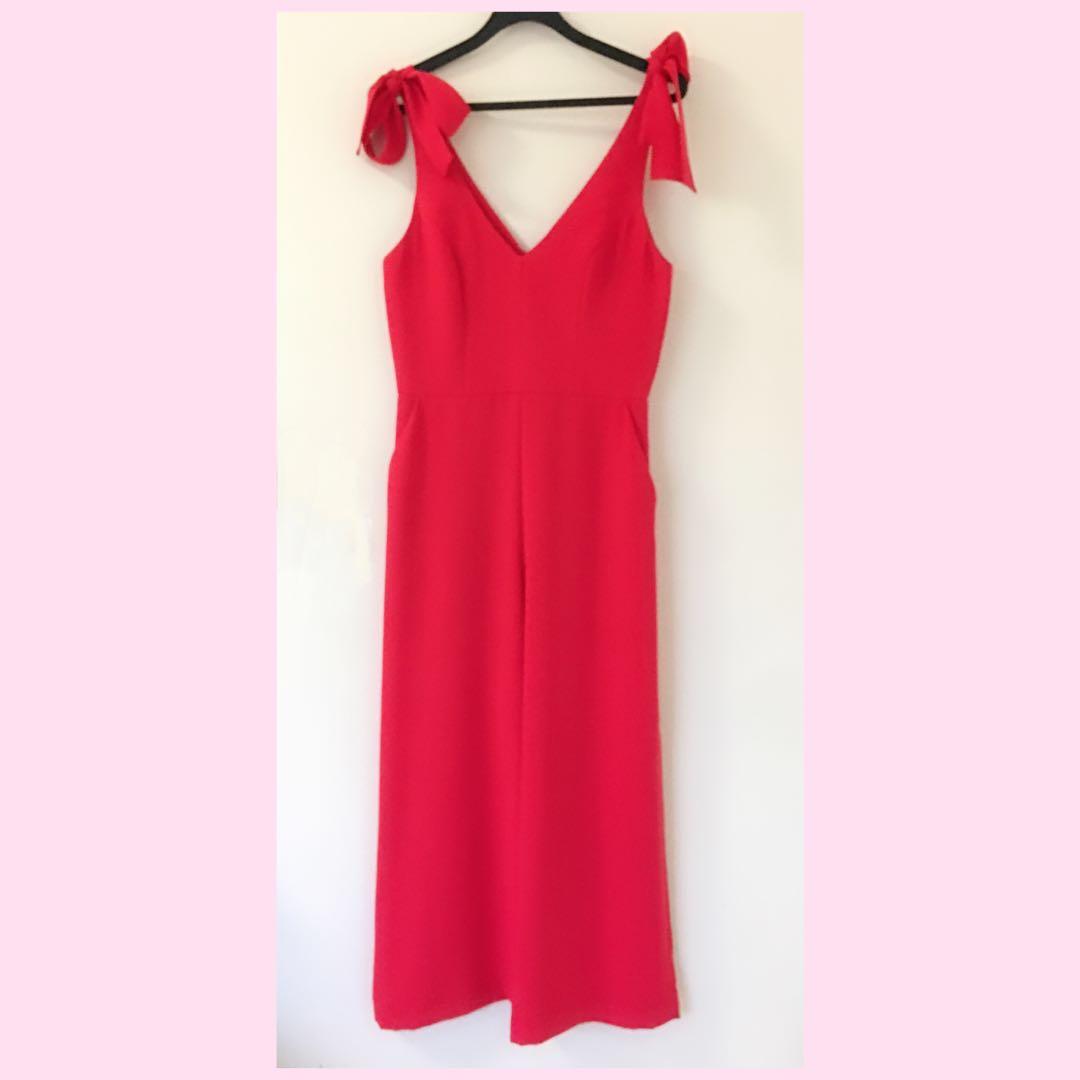 amanda uprichard pink jumpsuit