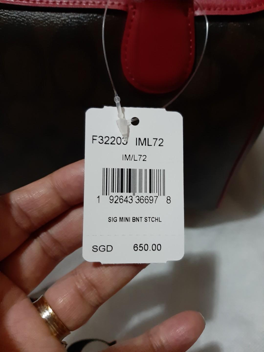 Authentic coach outlet price tag