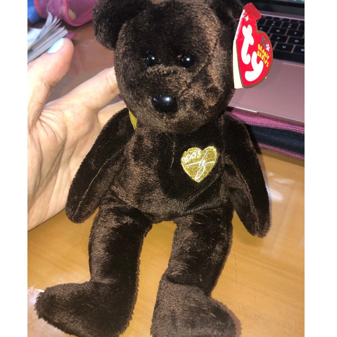 2003 signature shop bear beanie baby