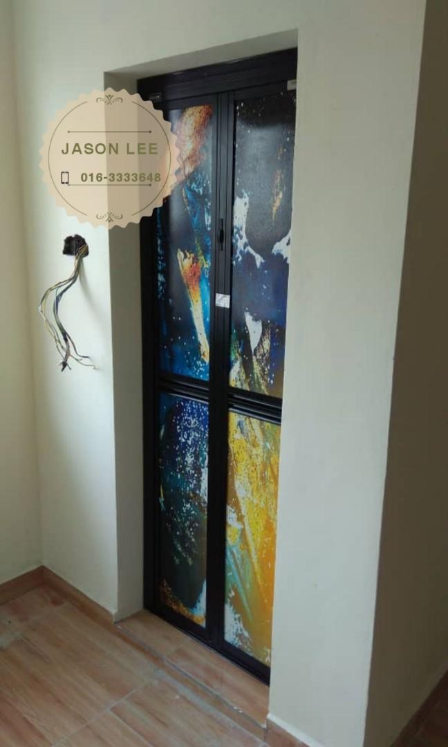 Bifold Door Toilet Bathroom Pintu Lipat Aluminium Bilk Air Tandas N19035 Home Furniture Others On Carousell
