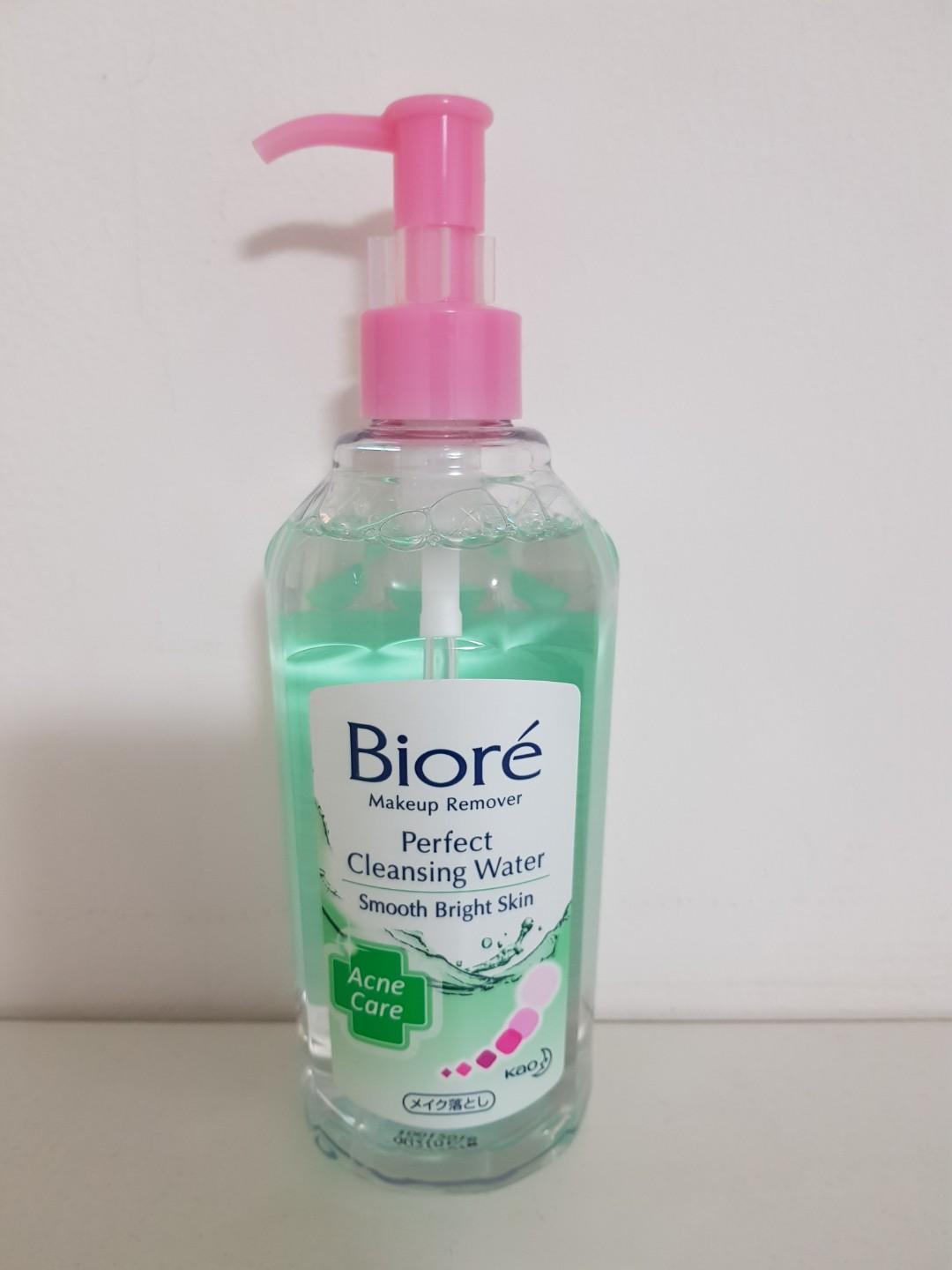 biore makeup remover acne care