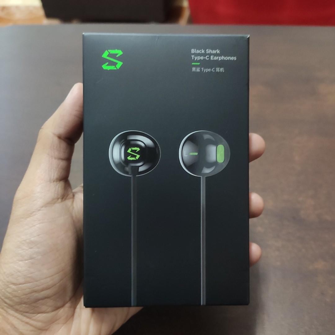 Black shark earphone cheap type c