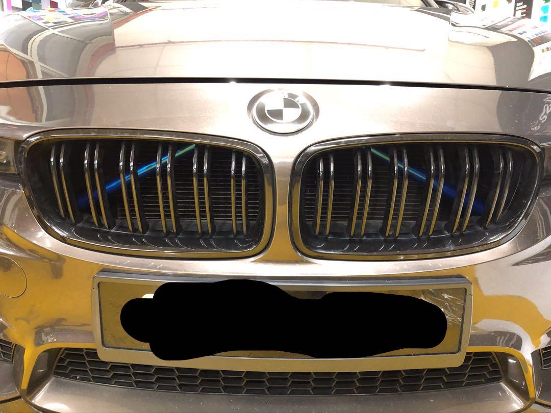 BMW Front Grill Bar Wrap, Car Accessories, Accessories on Carousell